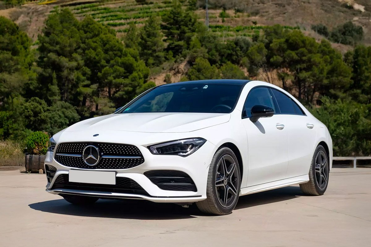 location mercedes cla casablanca luxe premium diamonds blue auto